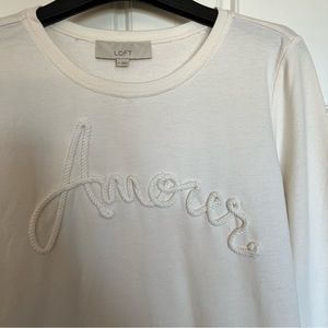 LOFT amour sweatshirt